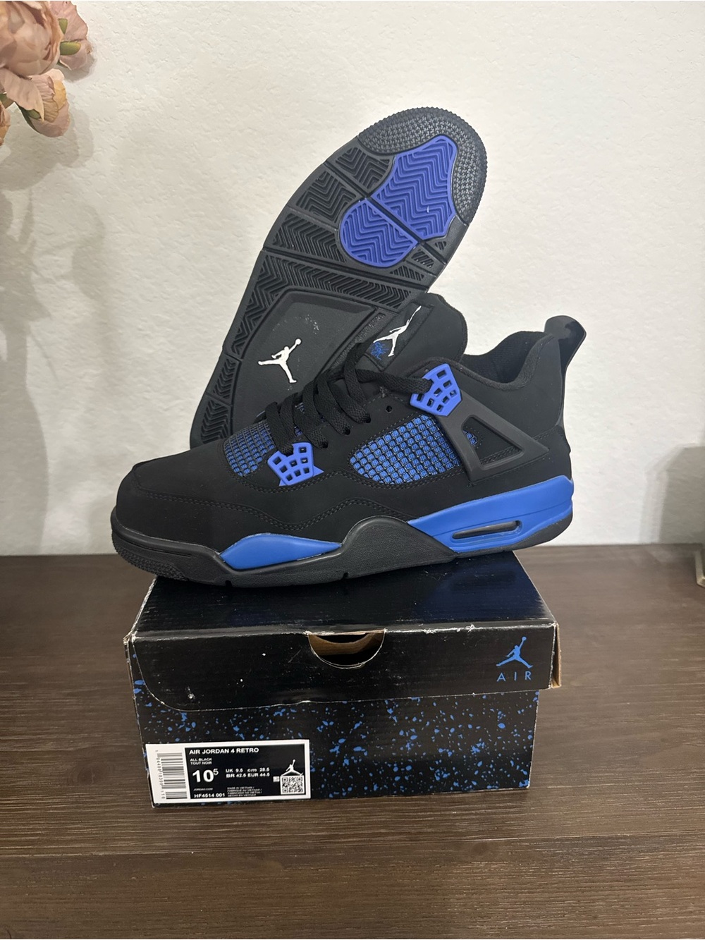 Jordan 4 Blue Thunder